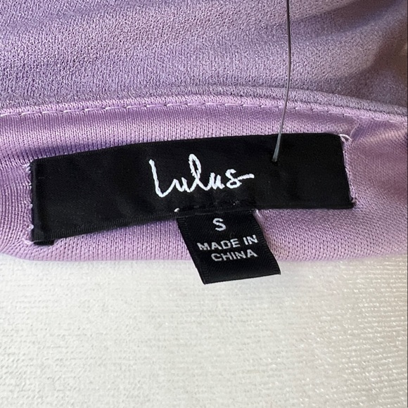 Lulu's One-Shoulder Lavender Dress - Picture 2 of 13